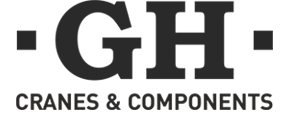 Logotipo GHSA Cranes and Components. Travaux publics | Installations | GH Cranes