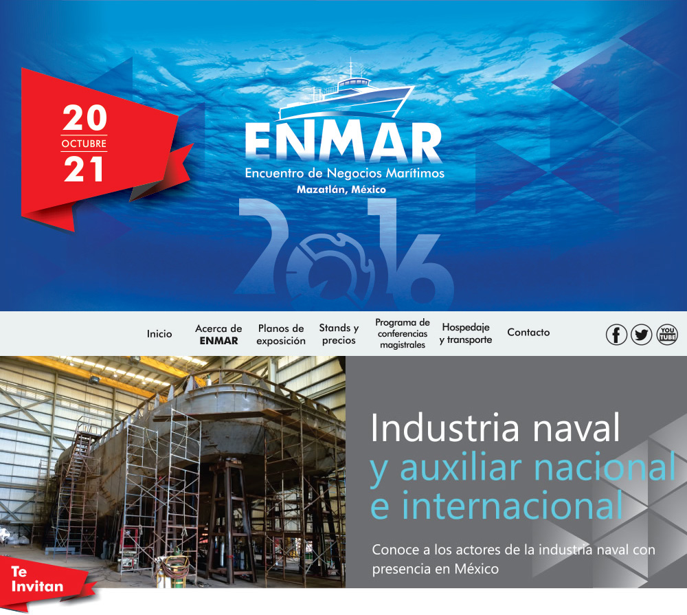 GH assistera au ENMAR Mazatlán 2016 qui se déroulera du 20 au 21 octobre 2016